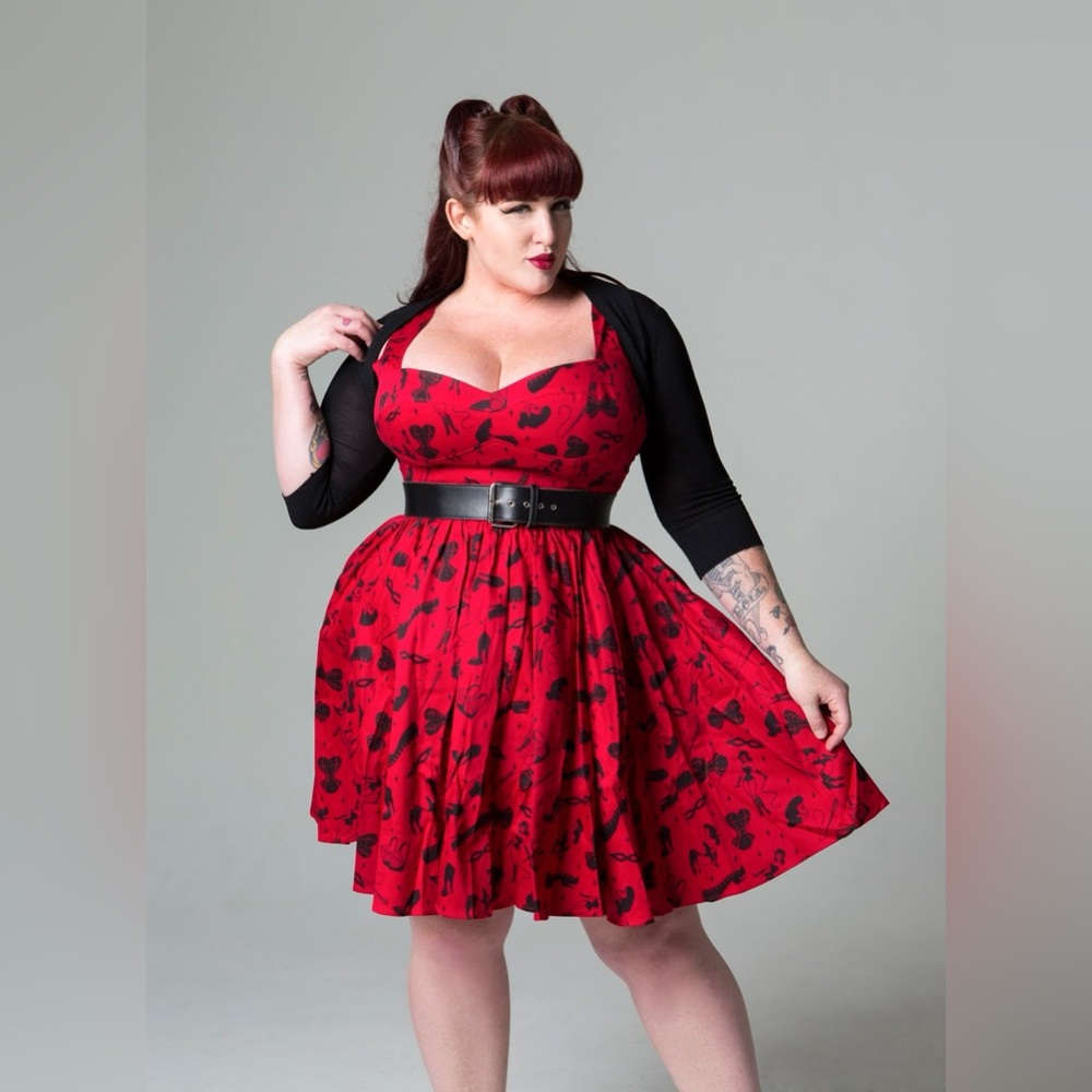 Vera Dress in Fetish Print